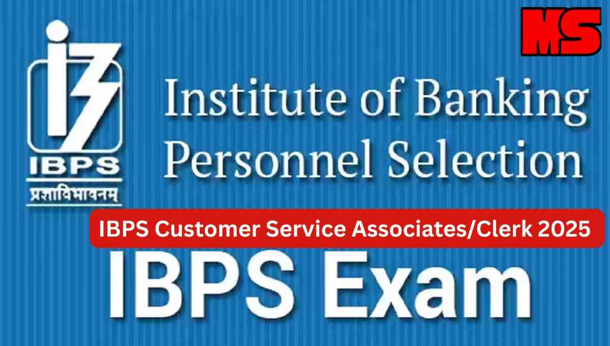 IBPS Customer Service AssociatesClerk 2025