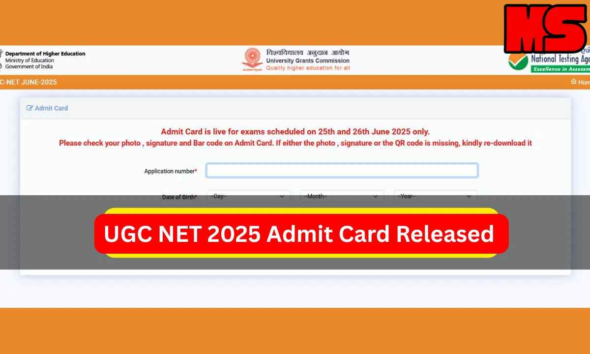 UGC NET 2025 Admit Card Released - Check Direct Link